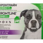 Фронтлайн Комбо (Frontline Combo) краплі на холку для собак 20-40 кг L купить Івано-Франківськ 3 піпетки