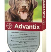 Адвантікс (Advantix) краплі від бліх та кліщів для собак вагою 25-40 кг купить Івано-Франківськ 4 мл купить Івано-Франківськ 4 піпетки