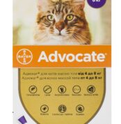 Адвокат (Advocate Bayer) купить Івано-Франківськ від бліх і кліщів купить Івано-Франківськ  для котів вагою 4-8 кг купить Івано-Франківськ 3 піпетки