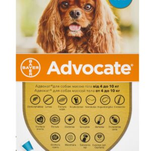 Адвокат (Advocate Bayer)  купить Івано-Франківськ від бліх і кліщів купить Івано-Франківськ  для собак вагою 4-10 кг купить Івано-Франківськ 3 піпетки