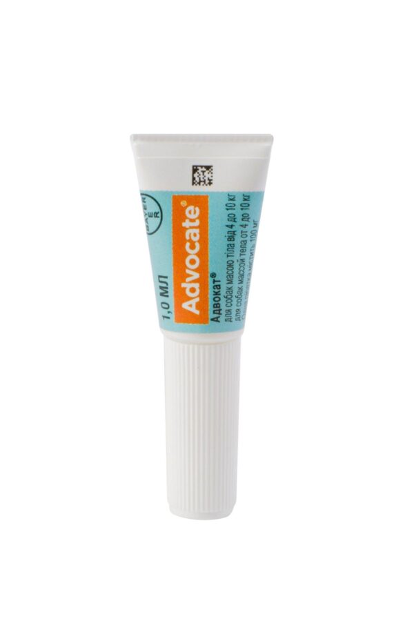 Адвокат (Advocate Bayer) , від бліх і кліщів,  для собак вагою 4-10 кг, 3 піпетки - Зображення 3