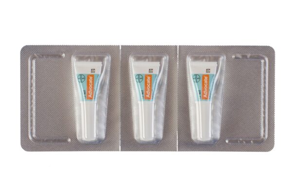 Адвокат (Advocate Bayer) , від бліх і кліщів,  для собак вагою 4-10 кг, 3 піпетки - Зображення 2