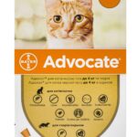 Адвокат  (Advocate Bayer) купить Івано-Франківськ від бліх і кліщів купить Івано-Франківськ  для котів вагою до 4 кг купить Івано-Франківськ 3 піпетки