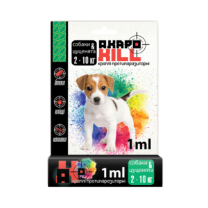 Краплі протипаразитарні АкароKILL для собак 2-10 кг