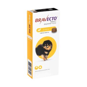Бравекто (Bravecto) таблетки від бліх і кліщів для собак від 2 до 4
