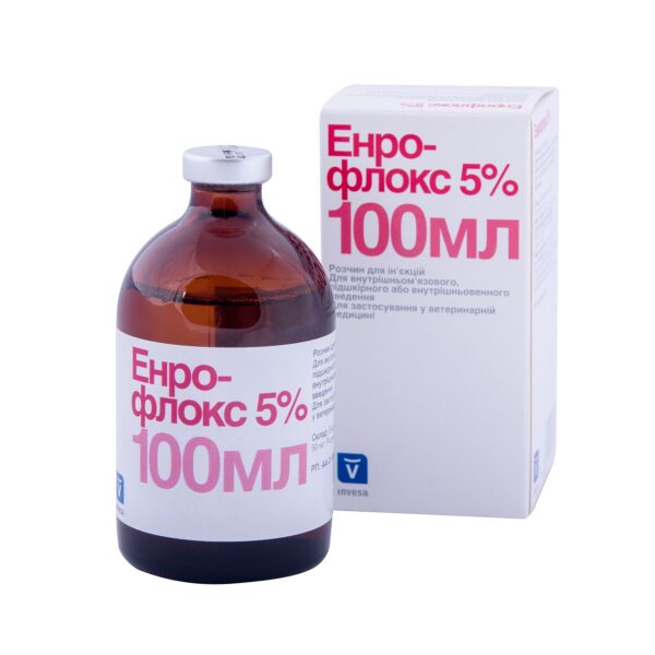 Енрофлокс 5% Енрофлокс 5% купить Івано-Франківськ 100 мл