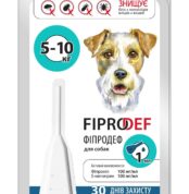 Фіпродеф спот-он для собак 5 -10 кг купить Івано-Франківськ 1 мл купить Івано-Франківськ 1 піпетка