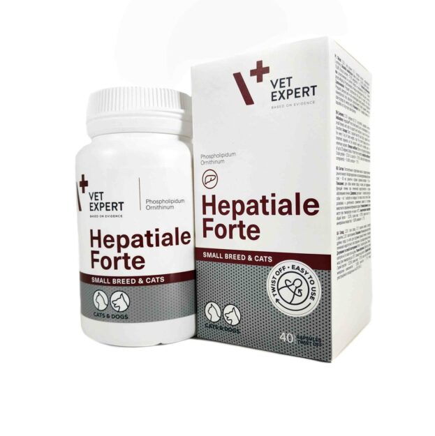 Гепатіале Форте (Hepatiale Forte) для собак дрібних порід і котів купить Івано-Франківськ 40 капс