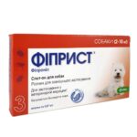 Краплі Фіприст (Fiprist) спот-он 10% для собак 2-10 кг