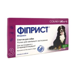 Краплі Фіприст (Fiprist) спот-он 10% для собак більше 40 кг
