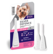 Краплі на холку Silver Defence від бліх купить Івано-Франківськ кліщів купить Івано-Франківськ комарів для собак 1