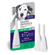 Краплі на холку Silver Defence від бліх купить Івано-Франківськ кліщів купить Івано-Франківськ комарів для собак 20-30 кг купить Івано-Франківськ 4 мл
