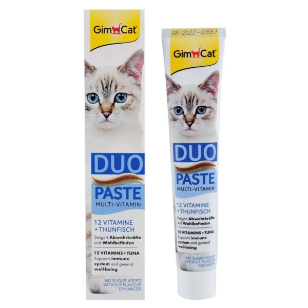 Ласощі GimCat для котів купить Івано-Франківськ Duo-Paste мультивітамін з тунцем купить Івано-Франківськ 50 г