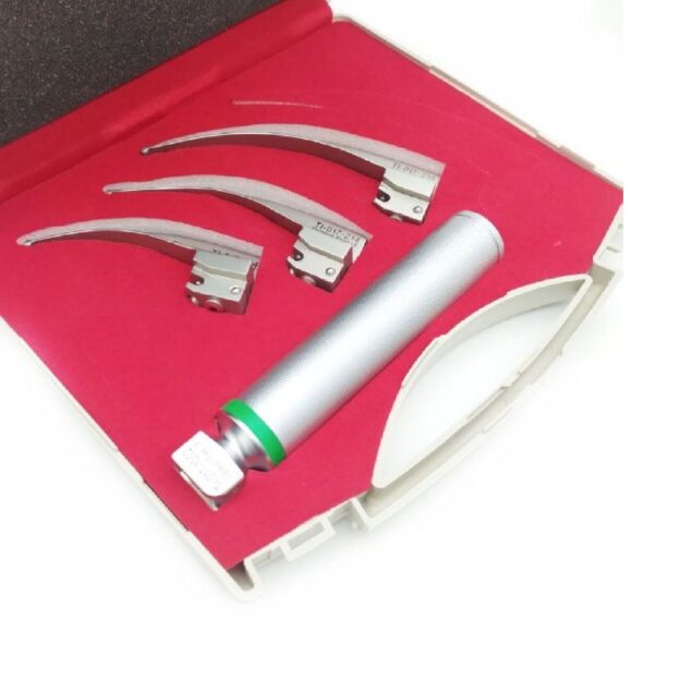 Ларингоскоп фіброоптичний в наборі з 3-ма клинками по Macintosh