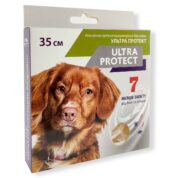 Нашийник протипаразитарний Ультра Протект для собак 35 см купить Івано-Франківськ білий