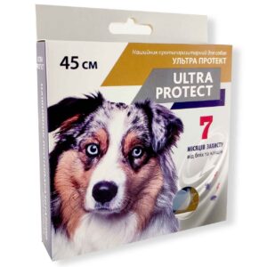 Нашийник протипаразитарний Ультра Протект для собак 45 см купить Івано-Франківськ синій