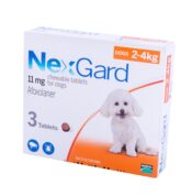 NexGard (Нексгард) таблетки від бліх і кліщів для собак 2-4 кг купить Івано-Франківськ 3 таб