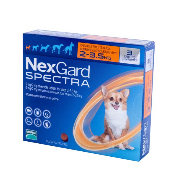 NexGard Spectra (НексГард Спектра) таблетки від бліх NexGard Spectra (НексГард Спектра) таблетки від бліх купить Івано-Франківськ кліщів і гельмінтів для собак 2-3