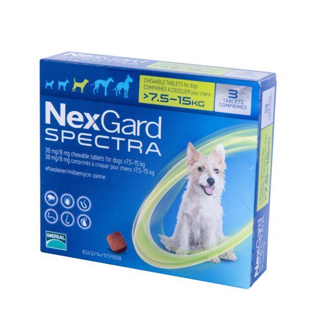 NexGard Spectra (НексГард Спектра) таблетки від бліх купить Івано-Франківськ кліщів і гельмінтів для собак 7