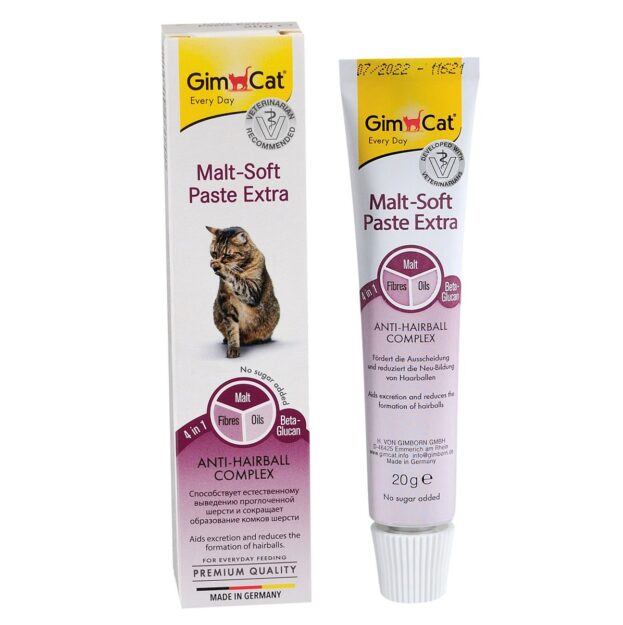Паста GimCat для котів купить Івано-Франківськ Malt-soft Paste Extra для виведення шерсті купить Івано-Франківськ 20 г