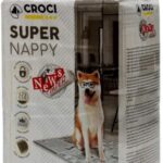 Пелюшки для собак Super Nappy 57*54 см купить Івано-Франківськ 60 шт (принт газета)