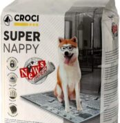 Пелюшки для собак Super Nappy 84*57 см купить Івано-Франківськ 30 шт (принт газета)