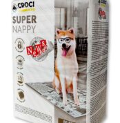 Пелюшки для собак Super Nappy 84*57 см купить Івано-Франківськ 60 шт (принт газета)
