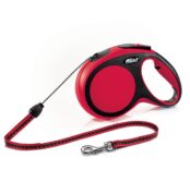 Поводок-рулетка Flexi Comfort M купить Івано-Франківськ трос 8 м купить Івано-Франківськ до 20 кг купить Івано-Франківськ червона