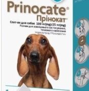 Прінокат краплі спот-он для собак 4 - 10 кг купить Івано-Франківськ 100/25 мг купить Івано-Франківськ 1 мл №3