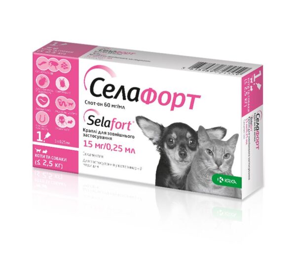 Селафорт спот-он Селафорт спот-он купить Івано-Франківськ 15 мг/0