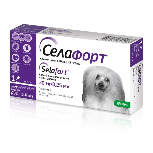 Селафорт спот-он купить Івано-Франківськ 30 мг/0