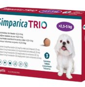 Сімпаріка Тріо жувальні таблетки для собак купить Івано-Франківськ 2