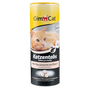Вітаміни GimCat для котів купить Івано-Франківськ Katzentabs з маскарпоне та біотином купить Івано-Франківськ 710 таб/425 г