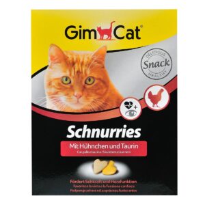 Вітаміни GimCat для котів купить Івано-Франківськ Schnurries з куркою купить Івано-Франківськ 650 таб/420 г