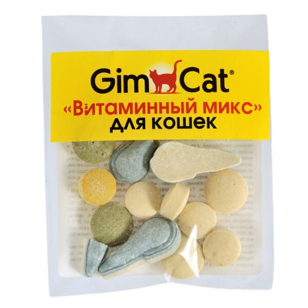 Вітаміни GimCat для котів Вітаміни GimCat для котів купить Івано-Франківськ Вітамінний мікс купить Івано-Франківськ 12 таб