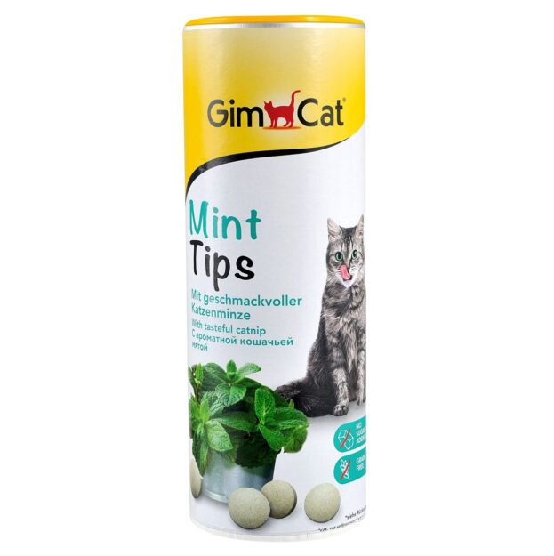 Ласощі GimCat для котів купить Івано-Франківськ Cat-Mintips вітаміни з котячою м'ятою купить Івано-Франківськ 425 г