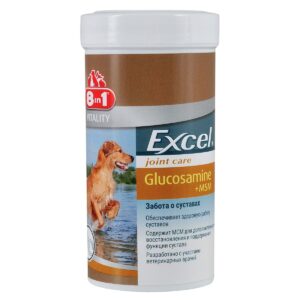 Вітаміни для собак 8in1 Excel Glucosamine MCM з глюкозаміном і метілсульфонілметаном купить Івано-Франківськ 55 таб