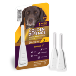 Краплі на холку Golden Defence від паразитів для собак вагою 20-30 кг купить Івано-Франківськ 3 мл