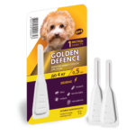 Краплі на холку Golden Defence від паразитів для собак вагою до 4 кг купить Івано-Франківськ 0