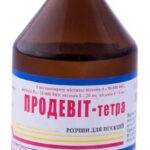 Продевіт-Тетра ін'єкційний оральний вітамінний препарат для тварин та птахів, 100 мл